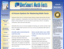 Tablet Screenshot of mathfacts.ubersmartsoftware.com